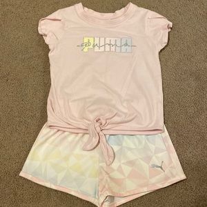 Toddler girls Puma set